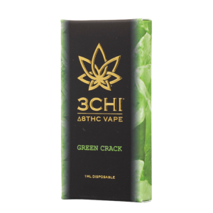 3Chi Delta 8 THC Vape Cartridge with Botanical Derived Terpenes – Green Crack
